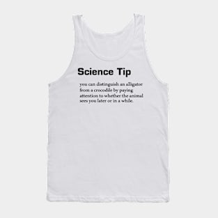 Science Tip - Crocodile Tank Top